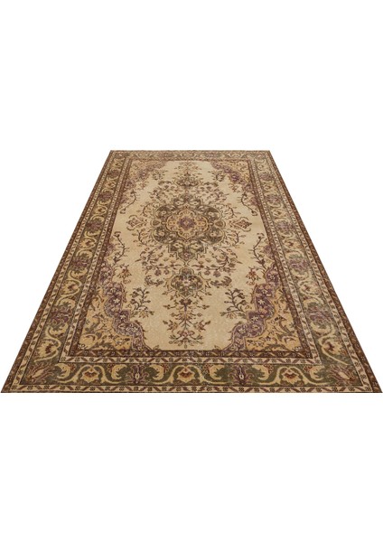 Eskitme El Dokuma Vintage Halı 173 x 268 cm 9454