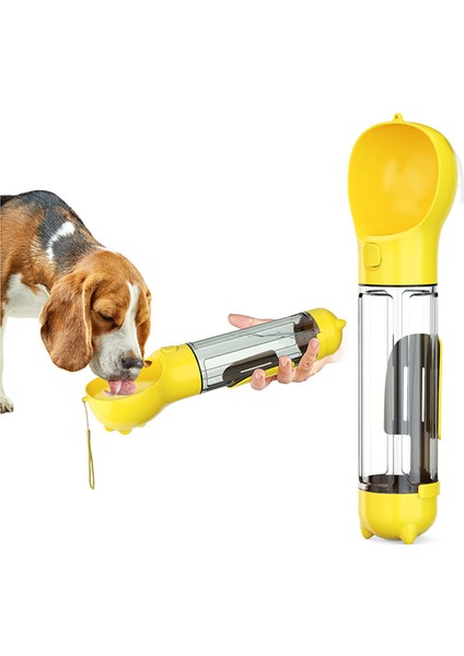 300 ml Çok Işlevli Pet Köpek Su Şişesi Kedi Köpekler Için Seyahat Yavru Içme Kase Açık Pet Su Dağıtıcı Besleyici Pet Ürün | (Yurt Dışından)