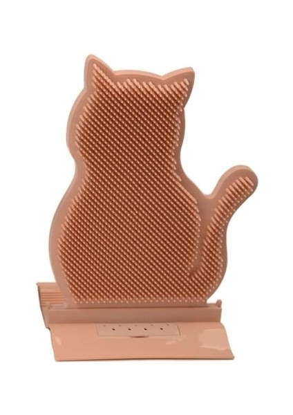 1 Adet Yenı Sabit Kapı Dikiş Kedi Saç Sökücü Saç Tırlanma Masaj Fırçası Kedi Scratch Fırçası Oyuncak Pet Ürünleri | Kedi Oyuncakları (Turuncu) (Yurt Dışından)