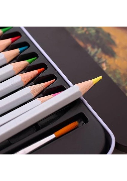 72 Renkler / Set Sanat Boyama Için Renkli Kalem Seti Profesyonel Ahşap Suluboya Tasarım Graffiti Kırtasiye Malzemeleri | Renkli Kalemler (Yurt Dışından) fırsatları