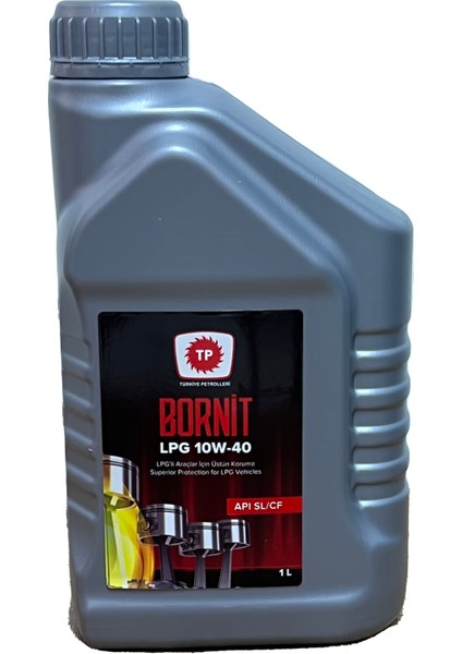 Türkiye Petrolleri Bornit LPG 10W-40 1 Litre Motor Yağı ( Üretim Yılı : 2021)