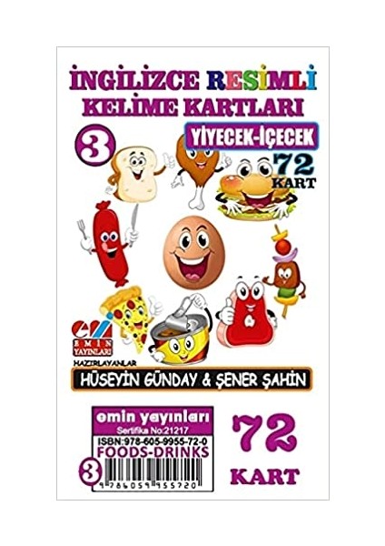 Yiyecek İçecek - İngilizce Resimli Kelime Kartları 3