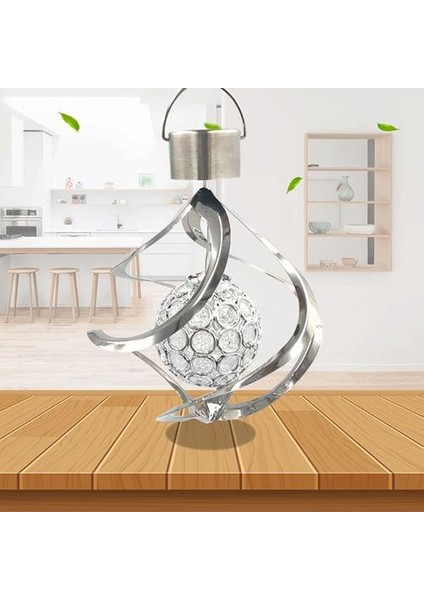 Güneş Enerjili Rüzgar Chile Işık LED Bahçe Asılı Spinner Lamba Renk Değiştirme Çim Yard Ev Dekorasyon Makrome | Çanlar (Yurt Dışından)