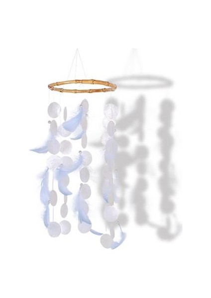 Doğal Kabuk Rüya Catcher Ev Süsler Yenilikçi Hediyeler Rüzgar Çanları Dreamcatcher Tüyler Açık Duvar Asma Dekorasyon | Rüzgar Çanları ve asılı Süslemeler (Yurt Dışından)