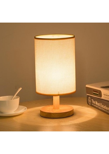 Basit Modern Masa Lambası Yatak Odası Çalışma Başucu Lambası Katı Ahşap Yaratıcı Doğum Günü Hediyesi Gece Lambası Dekorasyon Ab / Abd / Ingıltere Fiş | LED Masa Lambaları (Yurt Dışından)