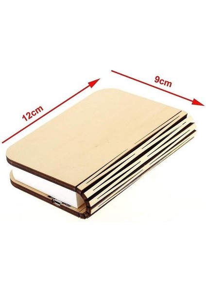 LED Ahşap Kitap Lambası, Katlanır Manyetik Kitap Lambası, LED USB Şarj Edilebilir Kağıt Lamba (Yurt Dışından)