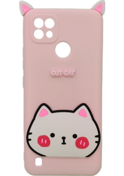 Realme C21 Uyumlu Cartoon Case Seri Arka Koruma