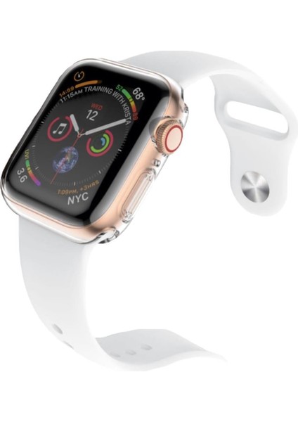 Apple Watch 45MM Silikon Kasa ve Ekran Koruyuc