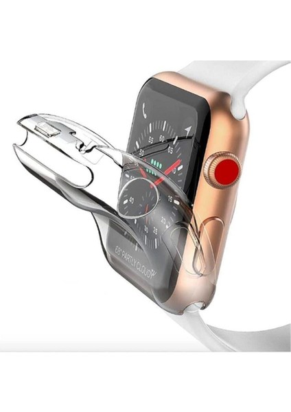Apple Watch 45MM Silikon Kasa ve Ekran Koruyuc