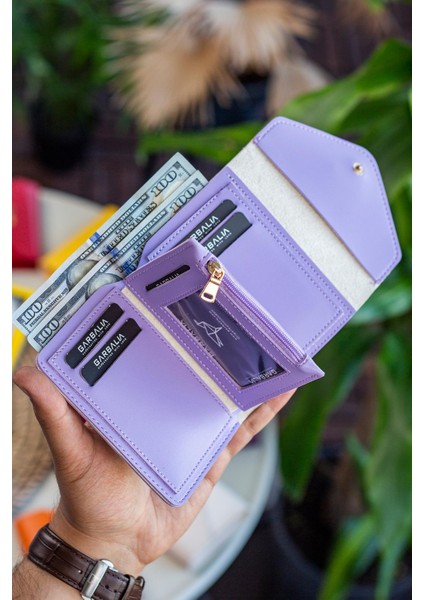 Columbia Vegan Deri Bozuk Para Gözlü Bol Kartlıklı Mini Kadın Cüzdanı indirimleri