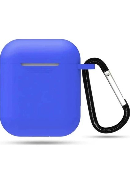 Airpods Silikon Kılıf 1. ve 2. Nesil Uyumlu Koruma Kılıf Kancalı