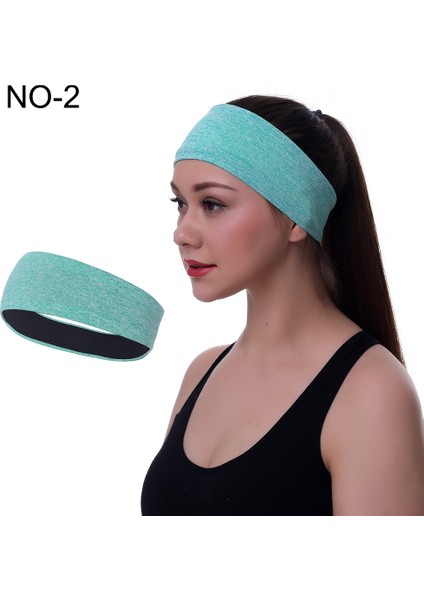 Spor Elastik Kafa Bandı - Yeşil (Yurt Dışından)