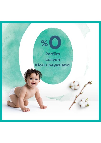 Pampers Harmonie Bebek Bezi Beden:3 (6-10 Kg) Midi 88 Adet Süper Fırsat Paket