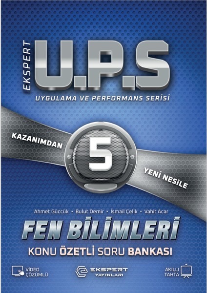 5. Sınıf Ups Fen Bilimleri Konu Özetli Soru Bankası (Ciltli)