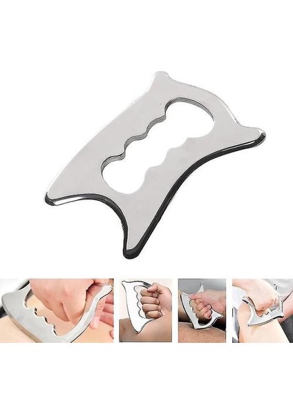 Paslanmaz Çelik Gua Sha Masaj Aracı (Yurt Dışından)