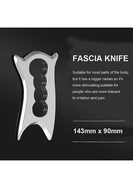 Paslanmaz Çelik Gua Sha Masaj Aracı (Yurt Dışından)