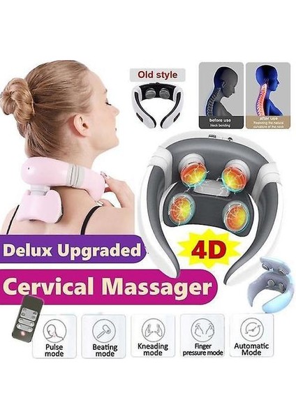 4d Akıllı Ems Boyun Masajı Uzak Kızılötesi Isıtma (Yurt Dışından)