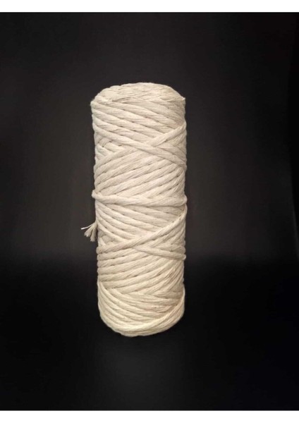 Greenton-Yeşilyurt Beyaz Makrome Ipi 2 mm 100 mt GREENTON_MKRM_2MM_100M