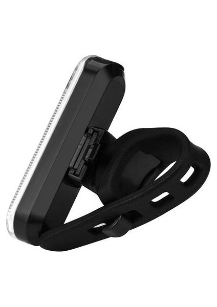 2 Adet USB Şarj Edilebilir LED Bisiklet Kuyruk Işık (Beyaz Işık)