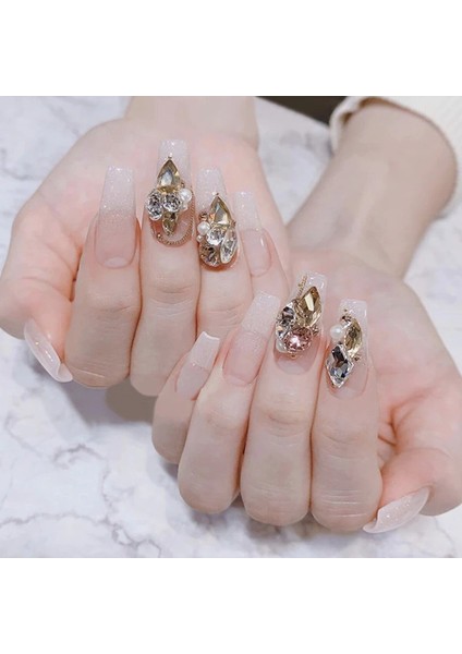 Tırnak Süsleme Taşı, Kolay Uygulanabilir, 4'lü Nail Art Tırnak Süsleme Taş Seti fırsatları