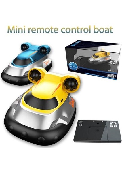 2.4g Kablosuz Mini Hovercraft Oyuncak Su Elektrikli Uzaktan Kumanda Tekne Kontrol Uzaktan Speedboat Yelken Modeli Rc Denizaltı | Rc Denizaltı (Sarı) (Yurt Dışından)