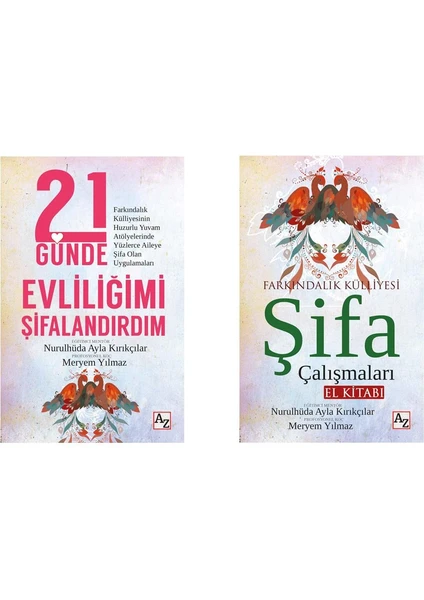 21 Günde Evliliğimi Şifalandırdım + Farkındalık Külliyesi Şifa Çalışmaları El Kitabı Set