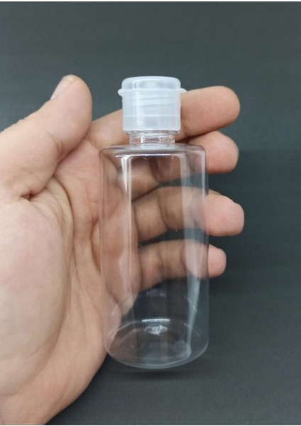 100 Ml Boş Pet Şişe Kolonya-Likit-Dezenfektan-Mürekkep Şişesi Adet Seçenekli