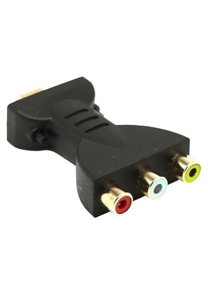 1 Adet / Grup Yüksek Kalite Altın Kaplama HDMI ile Uyumlu 3 Rgb Rca Video Ses Adaptörleri Av Bileşen Dönüştürücüler | HDMI Kabloları