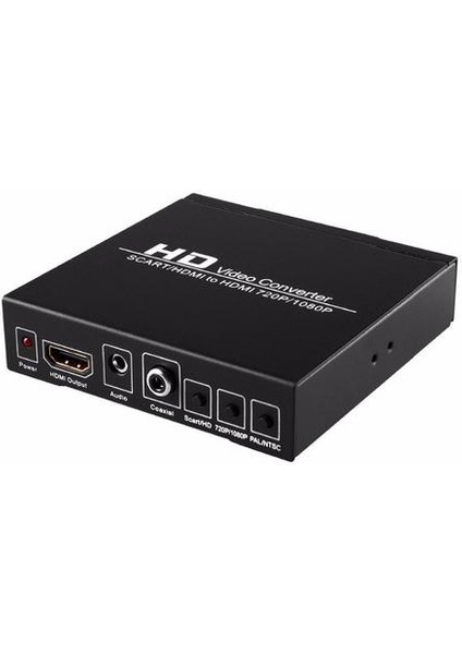 Scart HDMI HDMI Dönüştürücü Tam Hd 1080 P Dijital Yüksek Çözünürlüklü Video Konverter Ab / Abd Güç Fiş Adaptörü Hdtv Hd | HDMI Kabloları