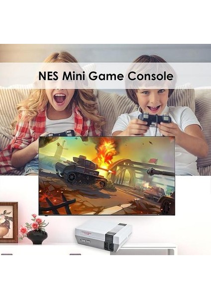 Nes 621 Oyunlar Mini Tv Video Oyunu Konsolu Klasik Retro HDMI Uyumlu Çıktı Aile El Oyuncu Oyuncu Oyun Oyuncusu (Ab)