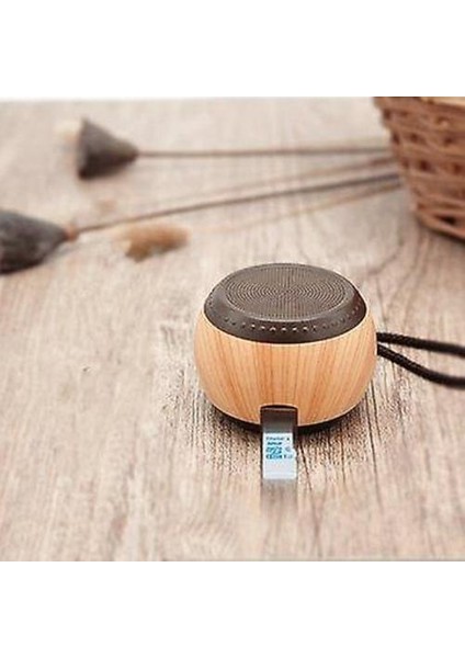 Evrensel Mini Ahşap Kablosuz Bluetooth Taşınabilir Outdooors Eller Ücretsiz Hoparlör