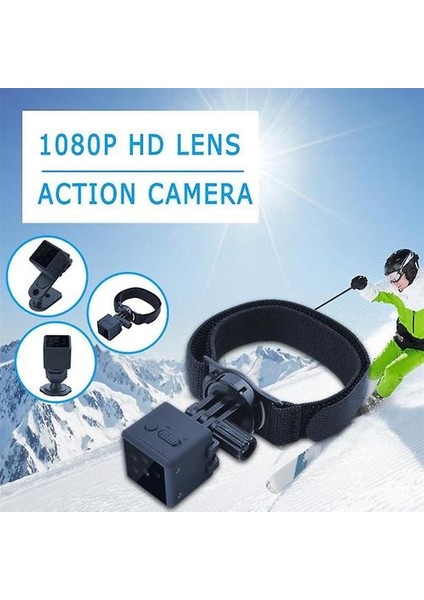 Bakeey Spor Kamera Full-Hd 1080 P Kızılötesi Gece Görüş Kamera Mikro Kameralar Dvr Hareket Mini Cam