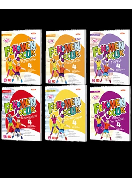 Fenomen Yayıncılık Fenomen Çocuk 4. Sınıf 6’lı Set-3