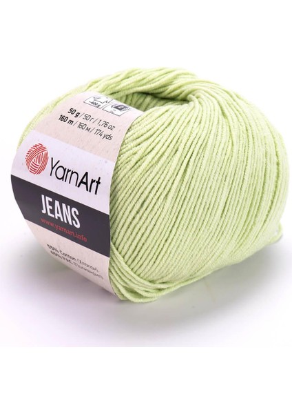 Jeans Limon Çiçeği El Örgü Ipliği