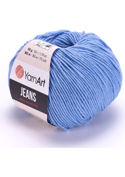 Jeans Açık Mavi El Örgü Ipliği
