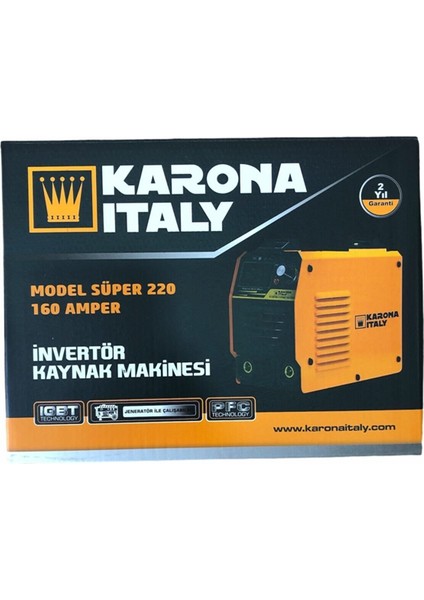 Karona Italy Inverter Kaynak Makinası 160 Amper indirimleri