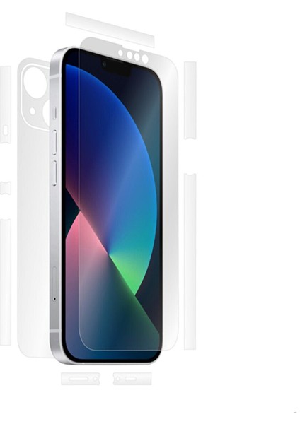Iphone 14 Plus Ön-Arka 360 Fullbody Darbe Emici Kaplama ve Hd Ekran Koruyucu