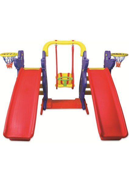 Çift Kaydırak Tek Salıncak Set - Kaydırak - Salıncak - Çocuk Parkı - Oyun Parkı fiyatları