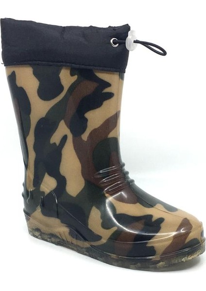 Kids Kız-Erkek Çocuk Kışlık Içi Kürklü Yağmur Çizmesi Kar Botu 26-37
