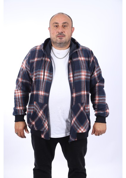 Büyük Beden Sweat Kanguru Cep Square 22208-INDIGO fiyatları