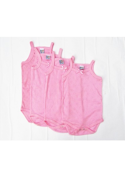 Salarticaret Ip Askılı Jakarlı Zıbın Desenli 4 Adet Desenli Ürün 9-12 Ay