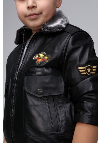 Erkek Çocuk Pilot Mont