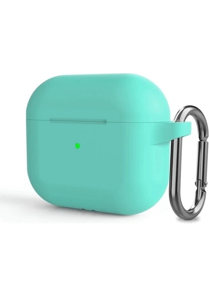 Airpods 3. Nesil Uyumlu Silikon Airpods Kılıf+Kancalı