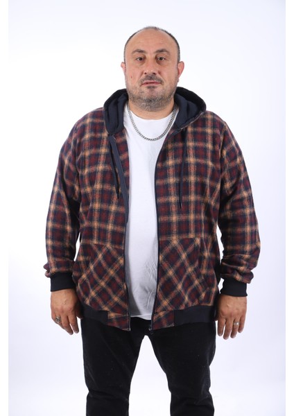 Büyük Beden Sweat Kanguru Cep Square 22208-MURDUM fiyatları