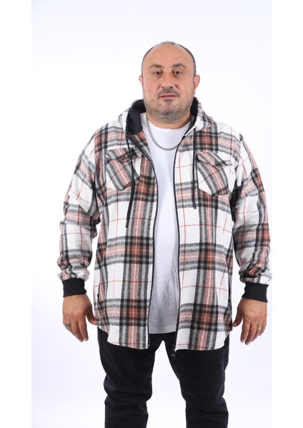 Büyük Beden Oduncu Sweat Çift Cep 22202-HAKI