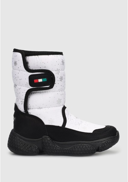 Beyaz Kız Çocuk Kar Botu