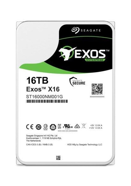 Exos 3.5 16TB 7200 512E/4KN ST16000NM001G
