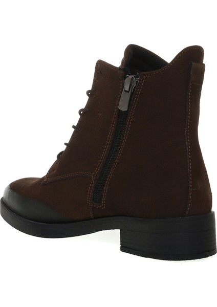 Deri Kahve Kadın Bot BUL-230606 Kadın Deri Bot fiyatları