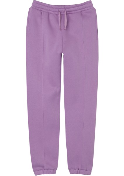 Normal Paça Pembe Kız Çocuk Eşofman Altı Nlfkım R Sweat Pant W. Pıntuck