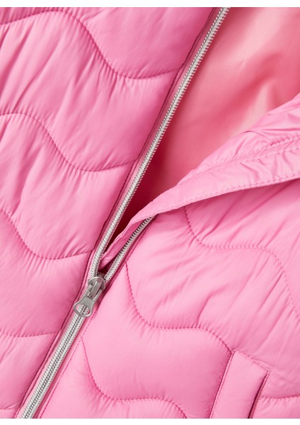 Düz Pembe Kız Çocuk Yelek Nmfmaggy Jacket Pb